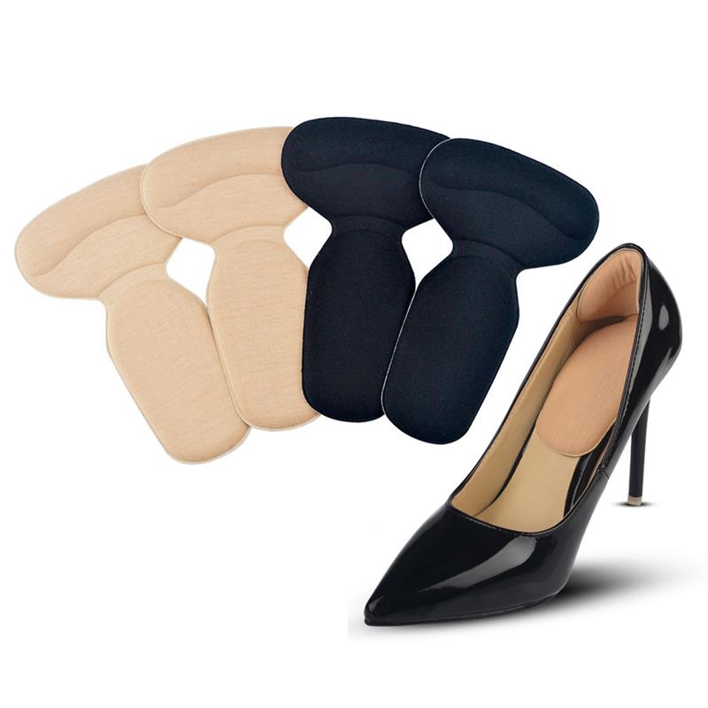 Zelfklevende siliconen hielbeschermers inlegzool hak beige of zwar Emmy s Happy Feet
