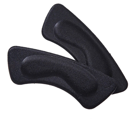 Hielbeschermers inlegzolen zelfklevend - zachte en flexibele kussentjes - zwart - one size