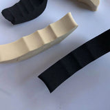 Teenbeschermer - teen opvulling punt van hoge hakken - anti-slip - op maat te maken - foam - zwart