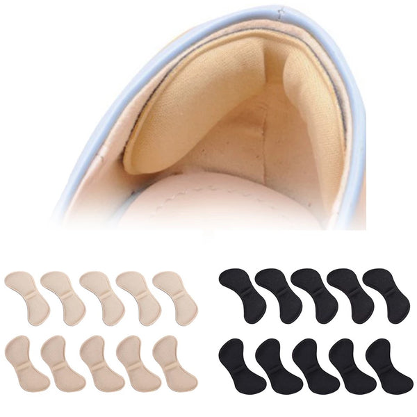 ACWOO 8 stks Hiel Grips Schoen Pads, 5 mm Sterke Zelfklevende Hiel Kussen Inzetstukken voor Te Losse Schoenen, Comfort Hiel Kussen Pad Dikke Rug Inlegzolen Anti Blister Shoe Liners Inserts voor Dames